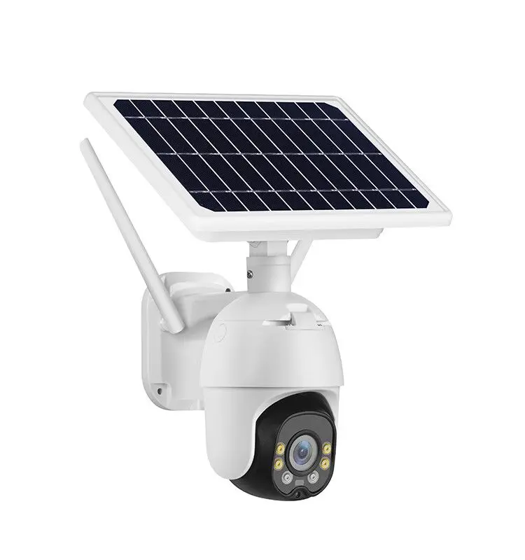 2021 Wildlife Farm Stand Alone PTZ Ball 360 Panoramic Motion Detection Solaire Battery HD Solar 4g Camera