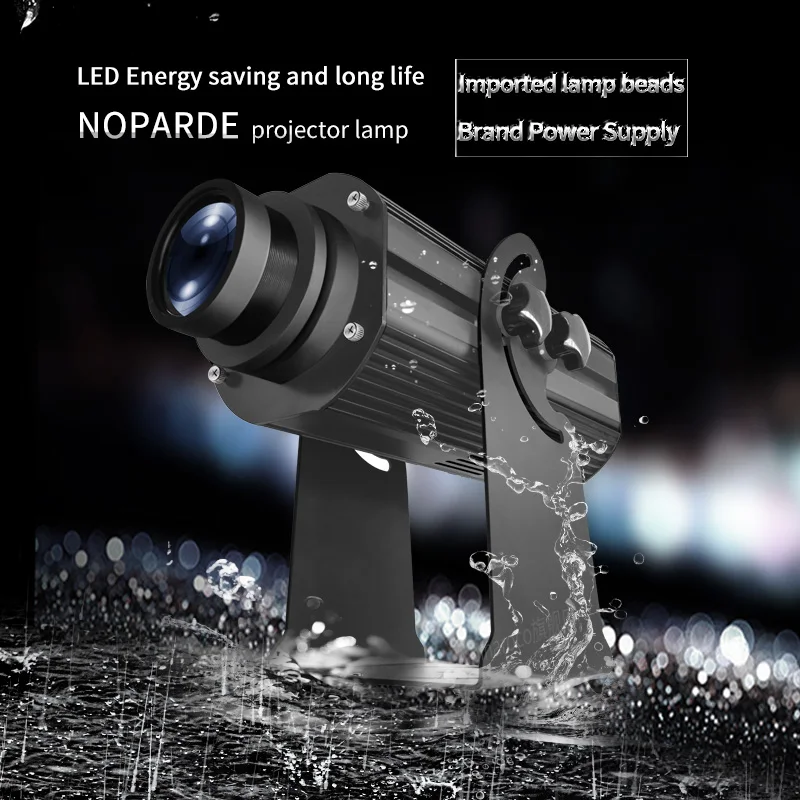 Customized 200W advertising black Aluminium alloy outdoor waterproof rotate led gobo logo projector light