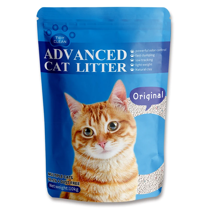 100% sodium bentonite ball shape clumping cat kitty litter sands