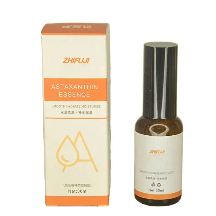 Wholesale Private label OEM ODM pure nature Firming Moisturizing Antioxidant Anti Aging Astaxanthin facial serum