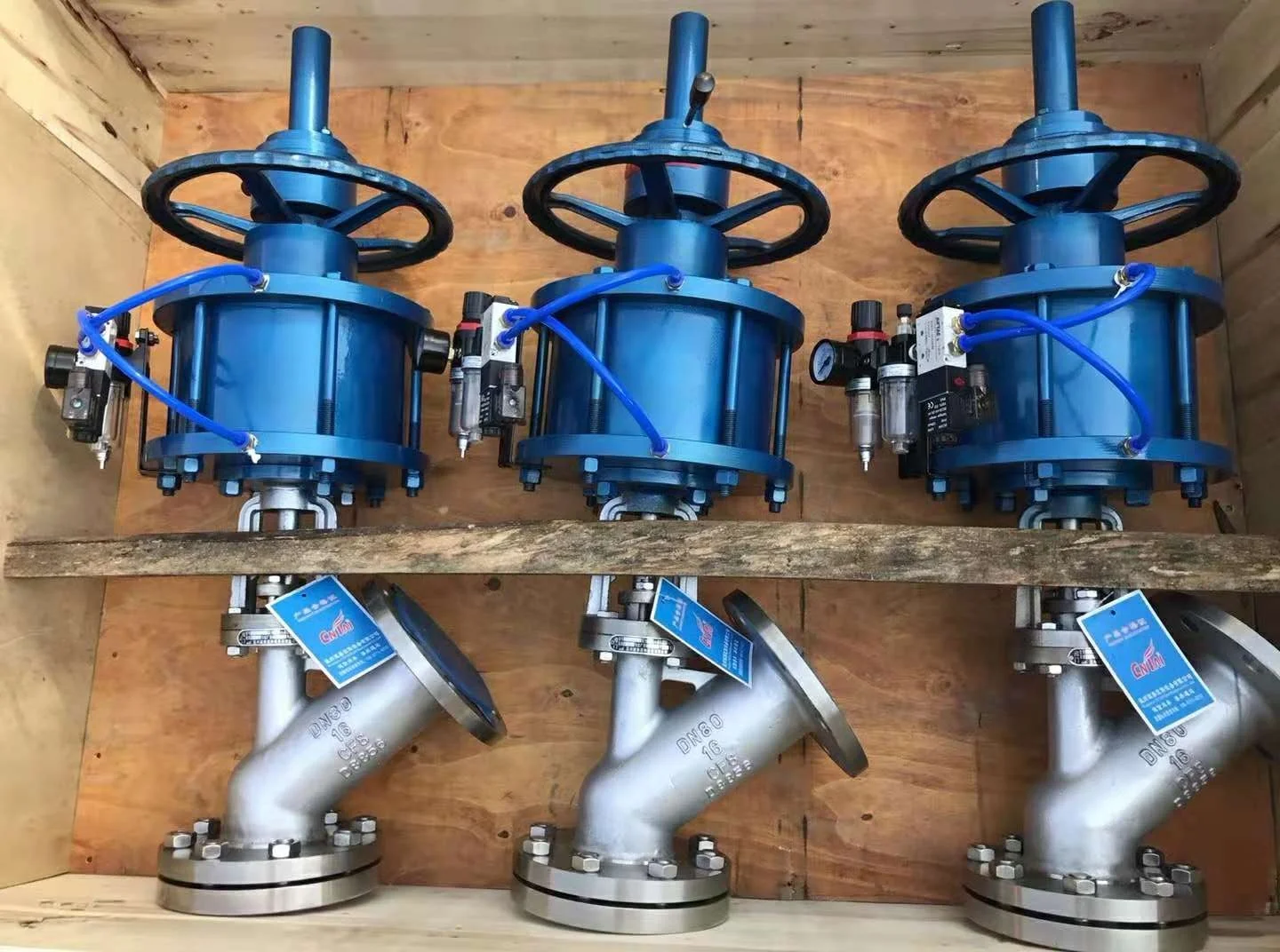 Professional High Quality Pneumatic plunger type discharge valve