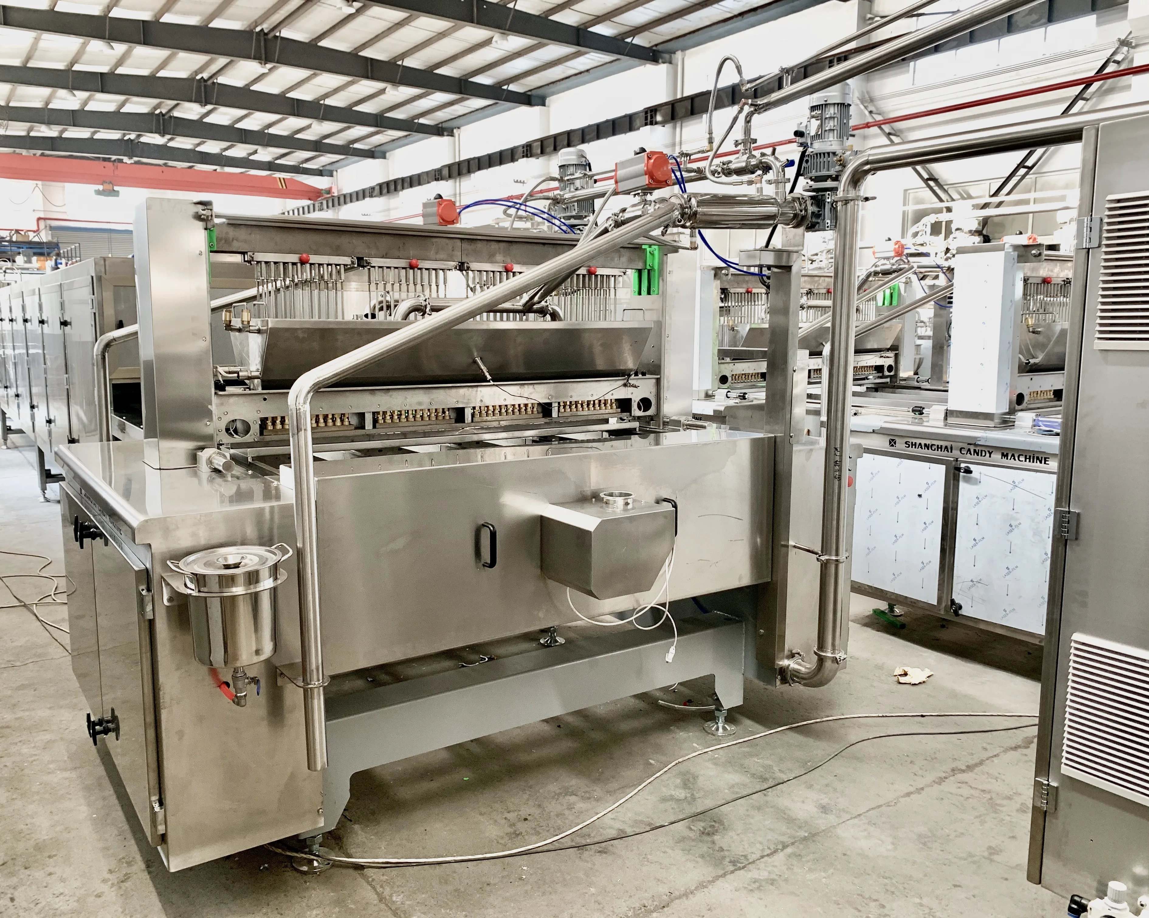 Candy Production Line Gummy Making Machine Full Automatic Filling Jelly Soft Gummy Lollipop Candy Production Line Equipment