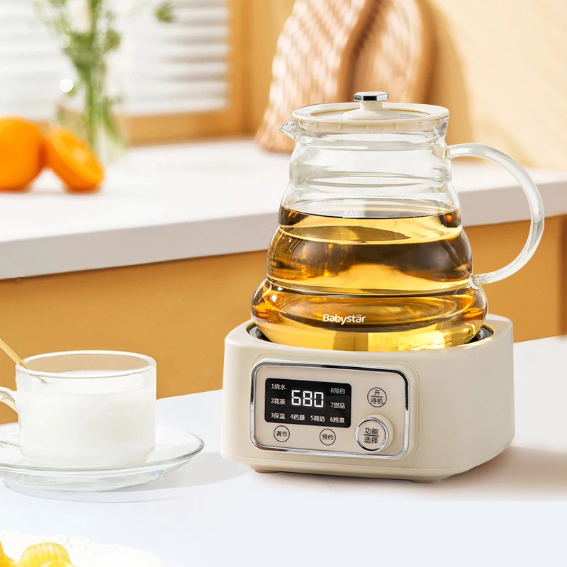 2024 borosilicate glass automatic fast teapot, suitable for home, office, school and other places