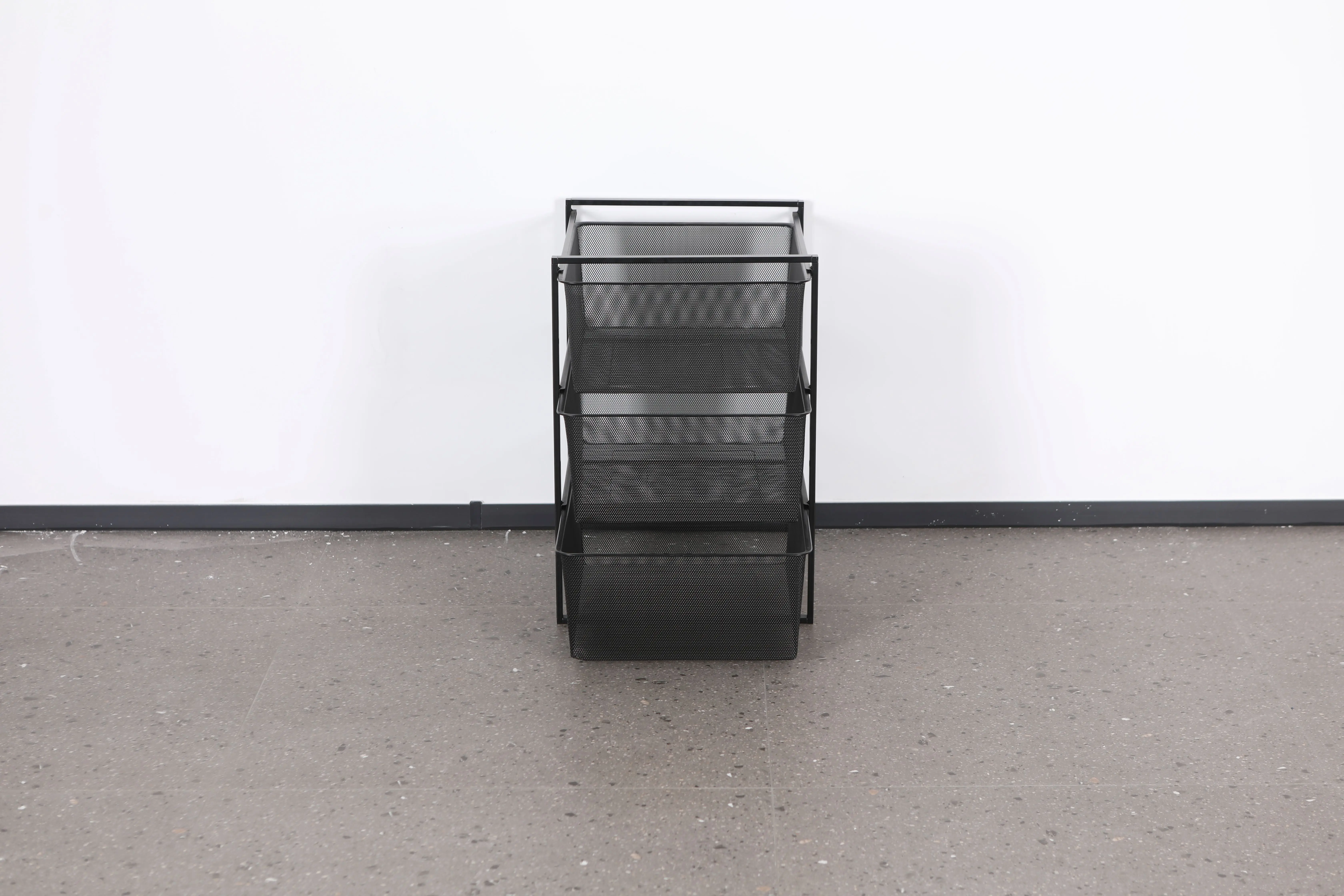 High Quality Creative Diy Detachable Clothes Push Metal Food Fruit Storage Organization Mesh Basket