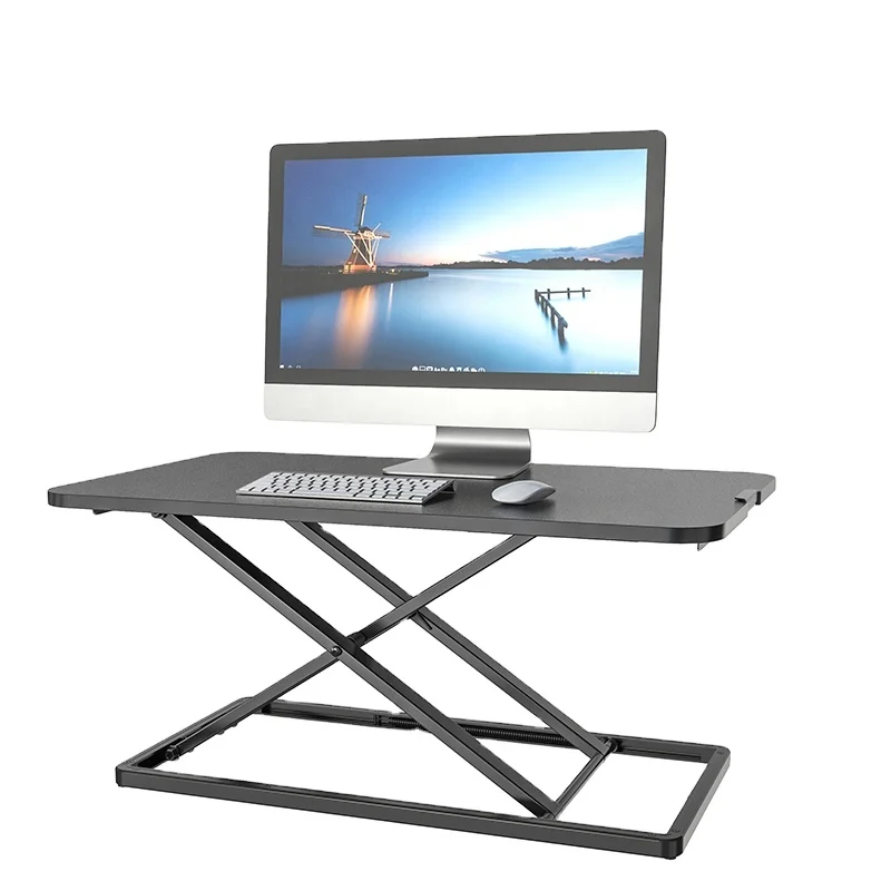 Регулируемая высота настольная подставка сидеть ноутбука компьютерные столы мебель VM-GSD71