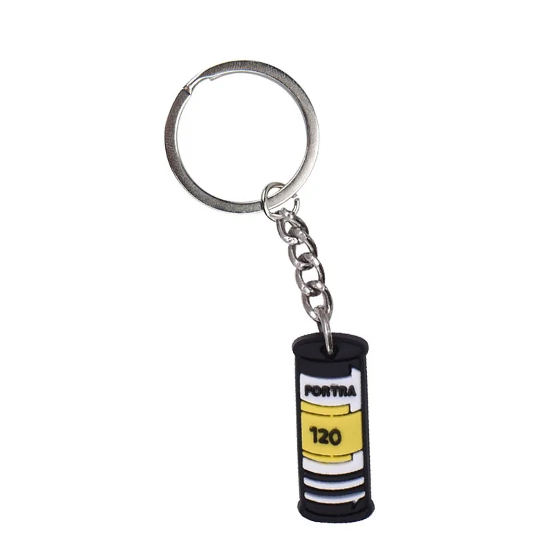 Xun Xin Wholesale Cartoon Camera Keychain Pendant PVC Soft Glue DIY Decorative Buckle School Bag Ornaments Decorative Gifts