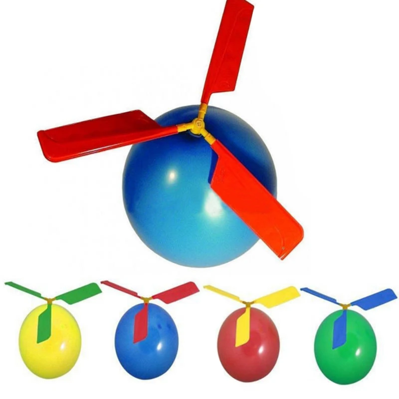 2022 New Latex Aircraft Helicopter Balloons Toys For Kids Birthday Gifts Party Supplies Environmental Protection Material