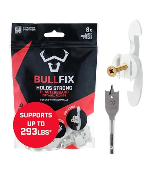 Extra Heavy Duty Drywall Anchors, Holds up to 293lbs, Hollow Wall Anchor Mount Set Dry Wall Anchors and Screws Kit-wall nail