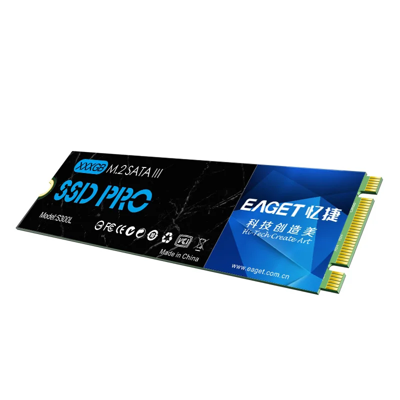 EAGET NGFF M2 SSD SATA  Disk 2280 Internal Solid State Drives Shockproof HDD for Ultrabook Laptop PC 128GB-1TB