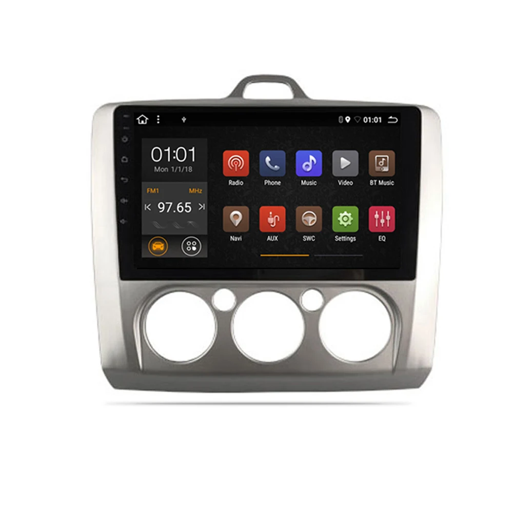 MCX 10 inch Android 10.0 car DVD multimedia player for Ford Focus 2006-2011 with WIFI GPS radio quad core touch screen