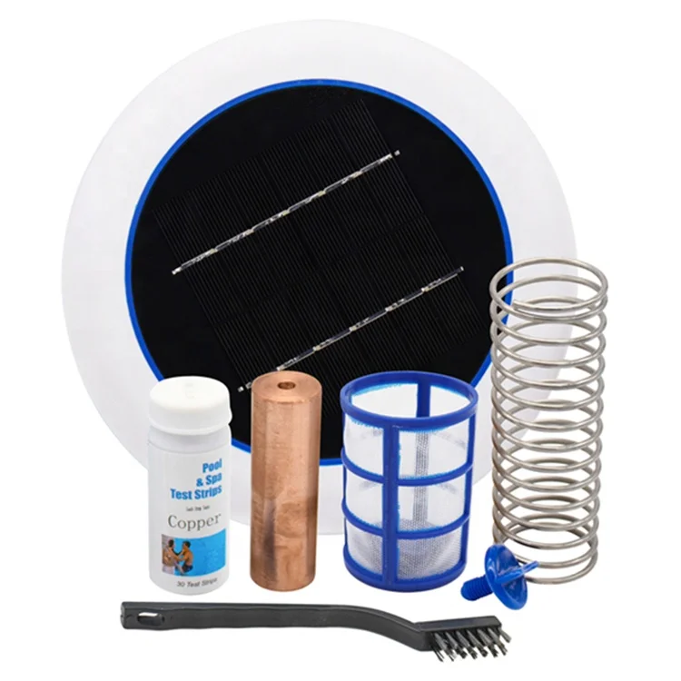 Преимущество в цене, снижение качества очищенной воды 80% хлора, простое обслуживание, портативный солнечный ионизатор для бассейнов