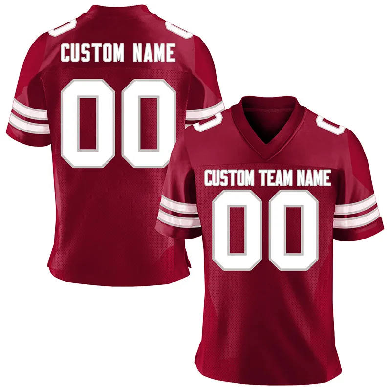 Custom Quick Dry Jersey Football Shirt Men clothes Uniform Sublimation American football wear