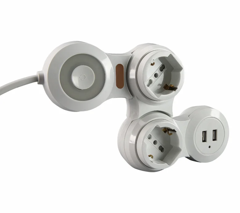 IT Standard Surge Protector 120V 220V Power Strip Extension Socket With USB