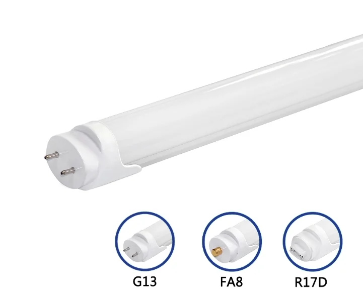 high brightness 9W 16W 18W 24W T8 Glass PC LED Tube Light tubular