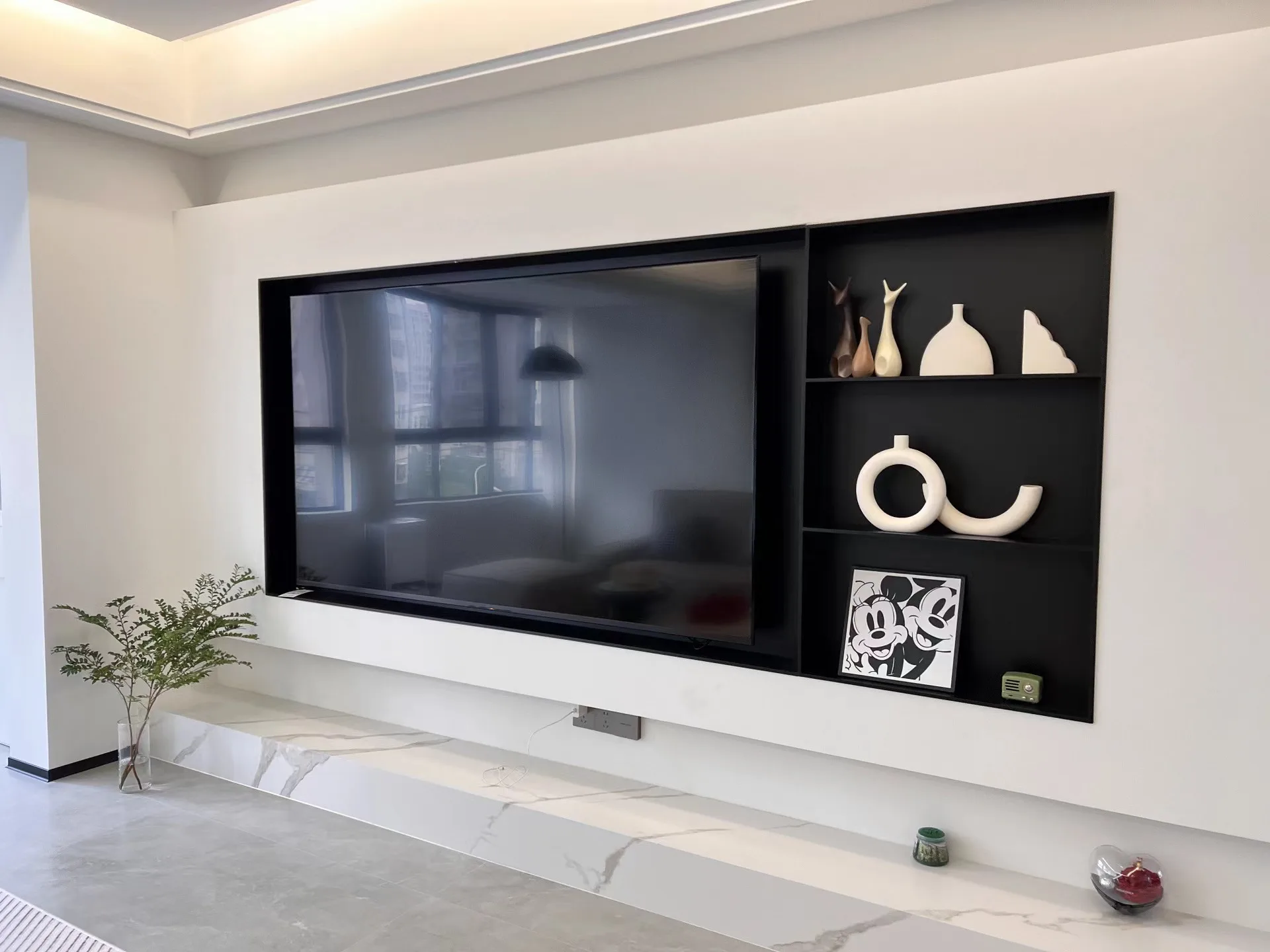 China Factory TV Media Stand Entertainment Cabinet Modern Living Room