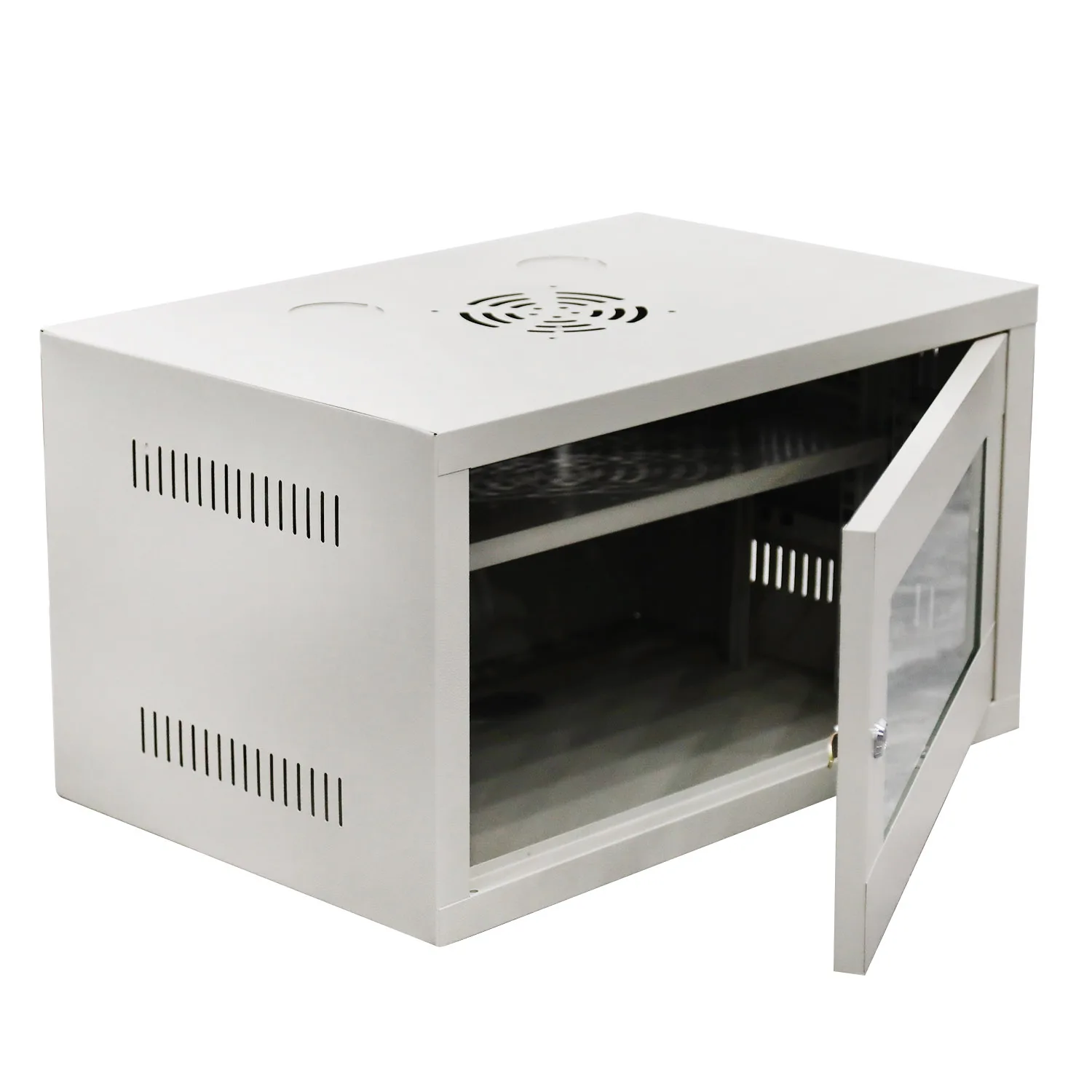 1U Rack Mount Fan Unit With 4 Fans 19 Inch Enclosures Different Sizes 4U 6U 9U 12U Network Wall Cabinet Enclosure