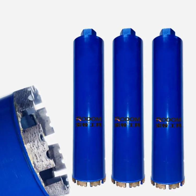 116MM Carbide Crown Wet Diamond Core Grinding Bit Set For Drilling Reinforced Concrete from Rodom