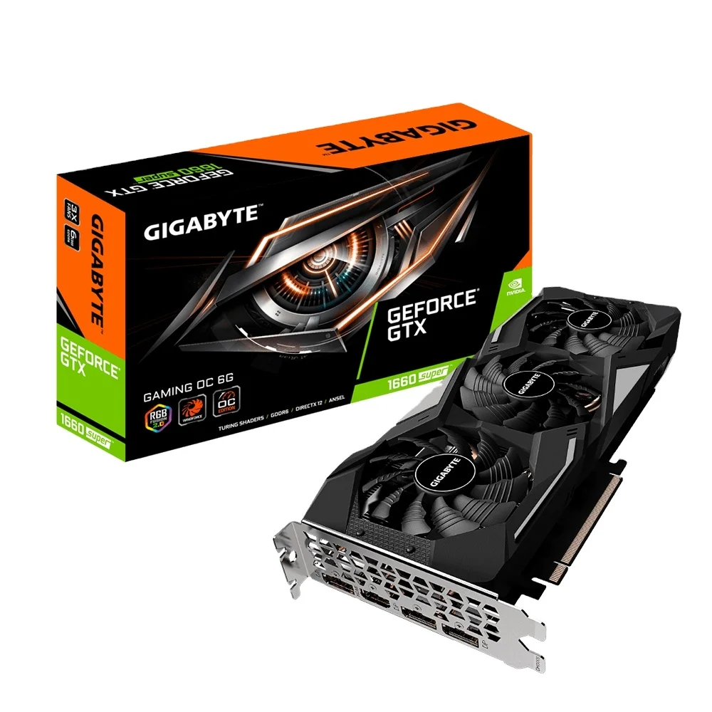 cheap  price  New gtx 1660 super GIGABYTEs GDDR6 GTX 1660 SUPER GAMING OC 6G