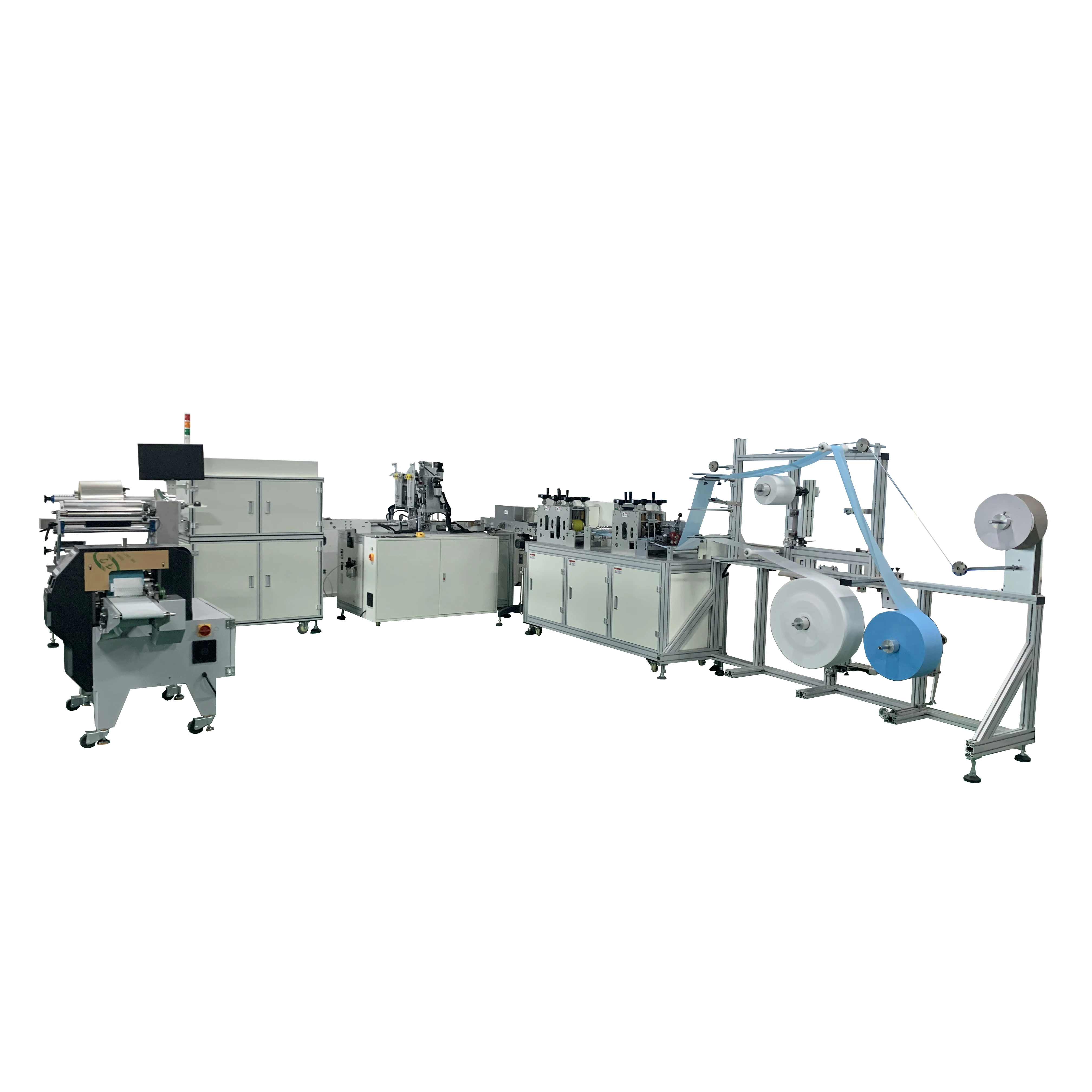 Full Automatic 3ply Mask Making Machine Equipment for Production Medical Mask Machine