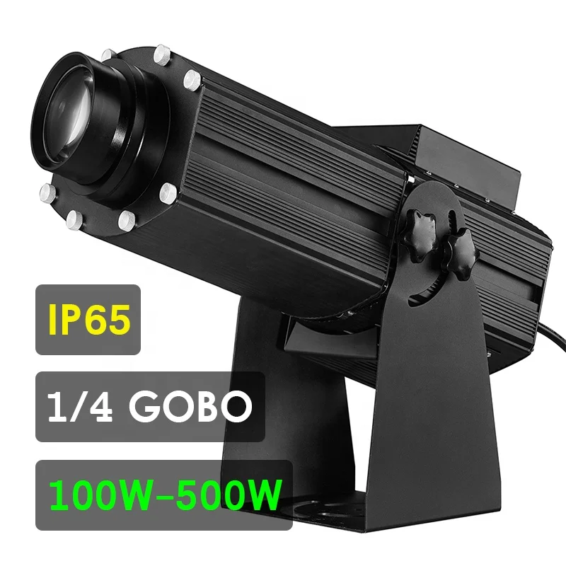 
Waterproof GoboProjector 100 W - 500 W Multi-picture Gobo Logo Projector Advertising Equipment Outdoor 