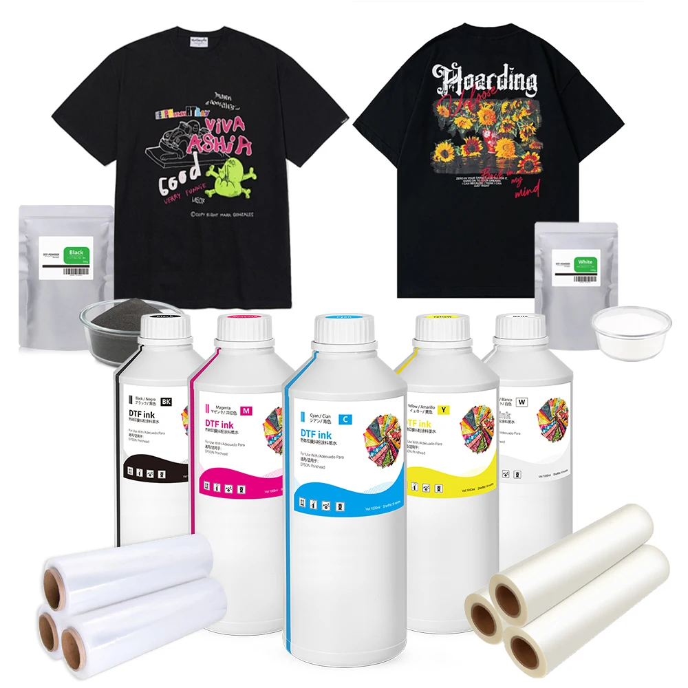 1L Winnerjet Water Based Ink dtf Ink for Epson DX5 DX7 5113 I3200 1390 l1800 P400 F2000 F2100 printhead