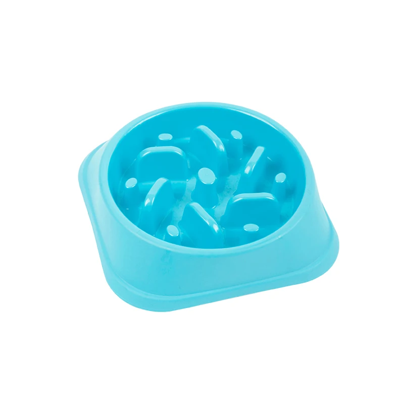 Large Capacity Anti-Choking Slow Food Dog Bowl Windmill Appearance Plastic Pet Feeder Safe for Pets