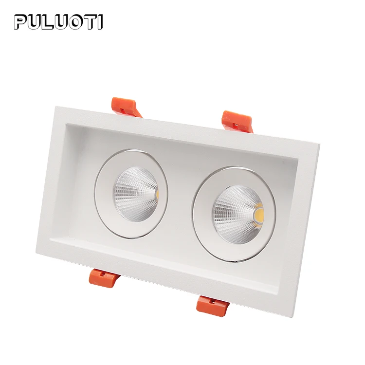 
Puluoti Lamp Holder Adjustment Free Removal of Light Source Recessed LED Spotlight 
