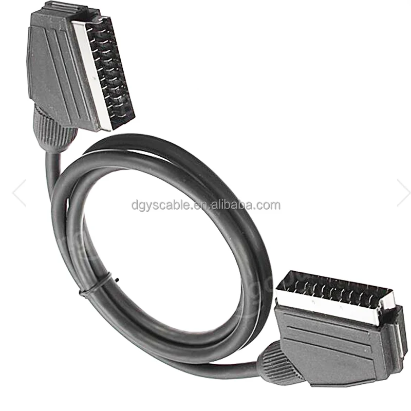 Spina SCART da 1 5 M a spina кабель TV DVD FREEVIEW BOX 21 pin