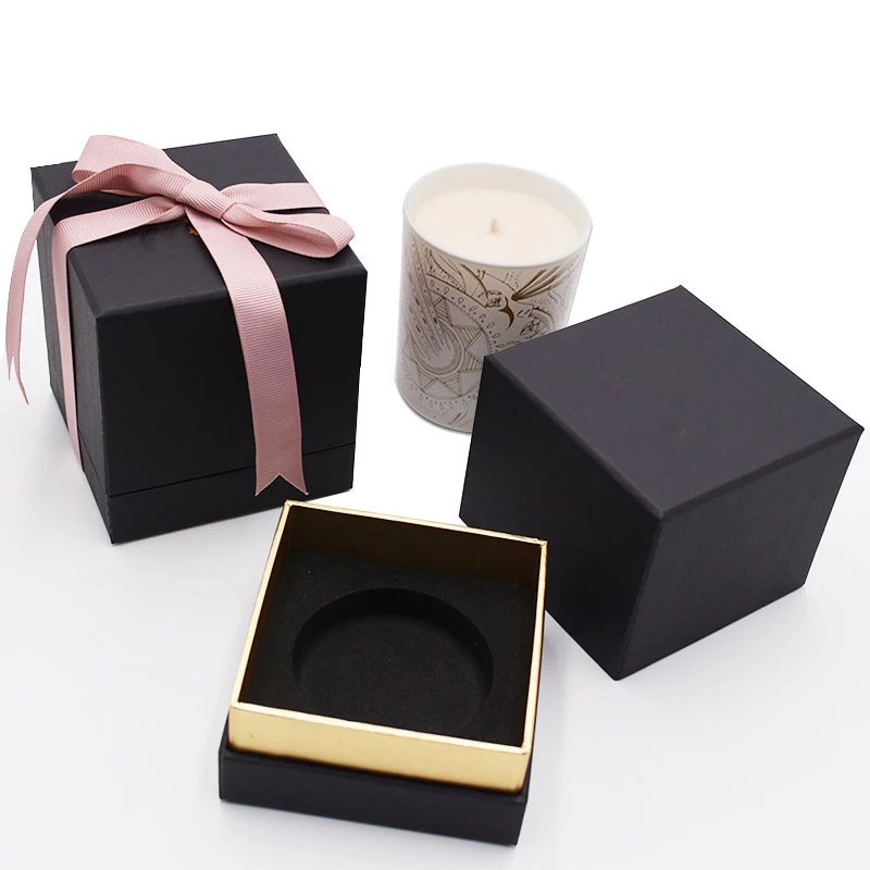 customized cosmetics packing cover gift box essential oil paper boxes Scented candle packaging cardboard box