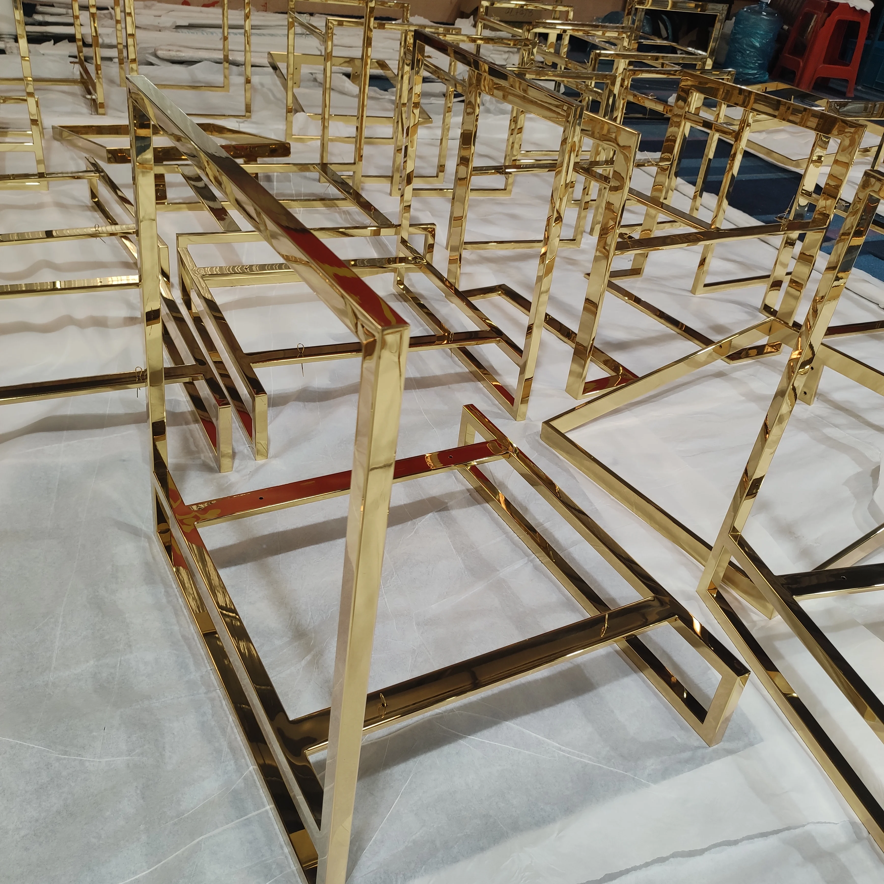 customized  Mirror Decoration Stainless Steel Metal Frame