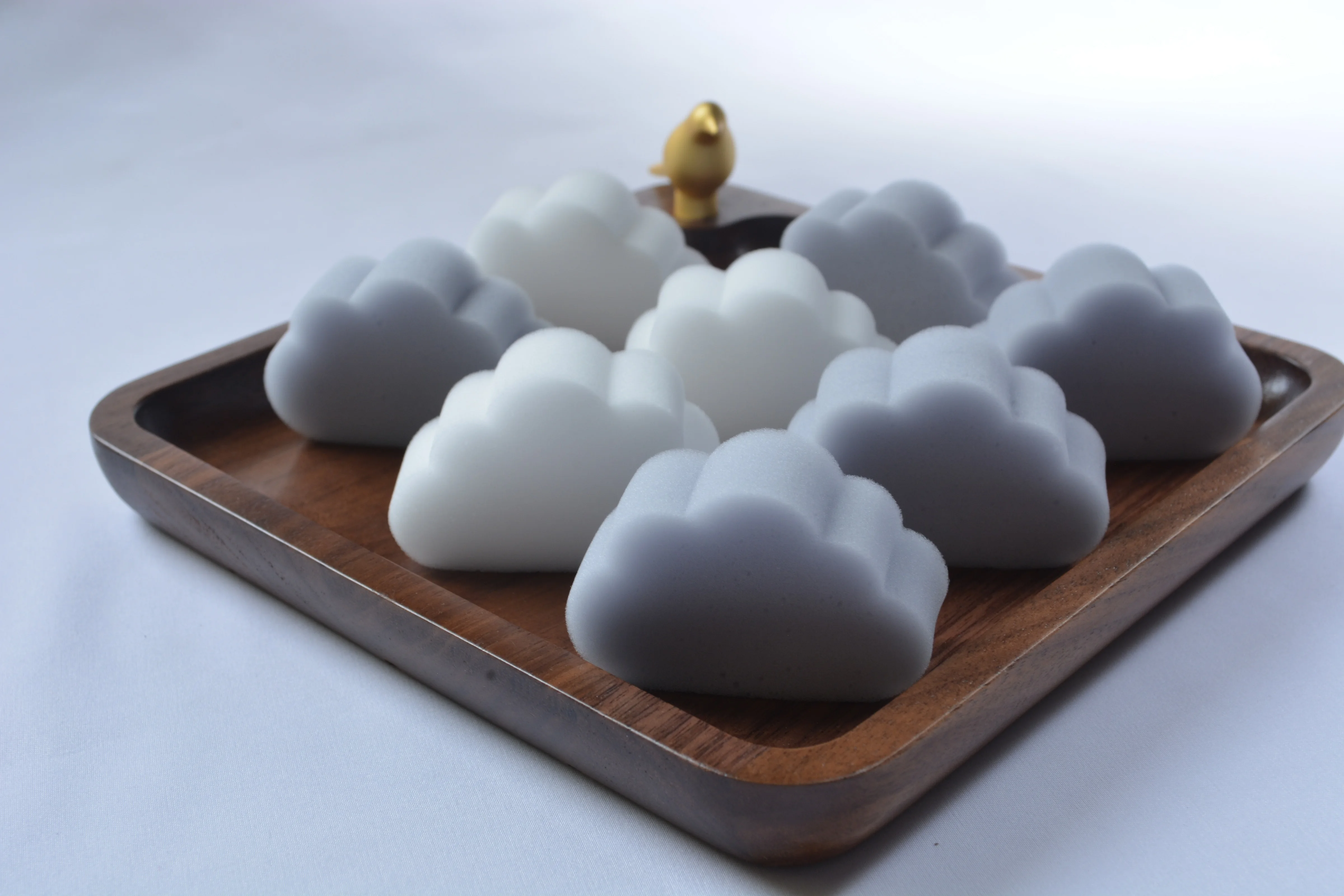 Mini Can Be Used As Upholstery Cloud Shaped Melamine Sponge