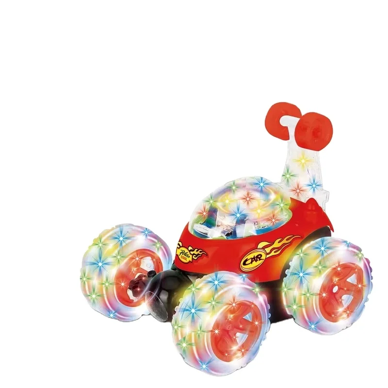 Wholesale Children Toys Four Way RC 360 Degree Rolling Rotation Fast Drift Car Plastic Remote Control Stunt Car Toy