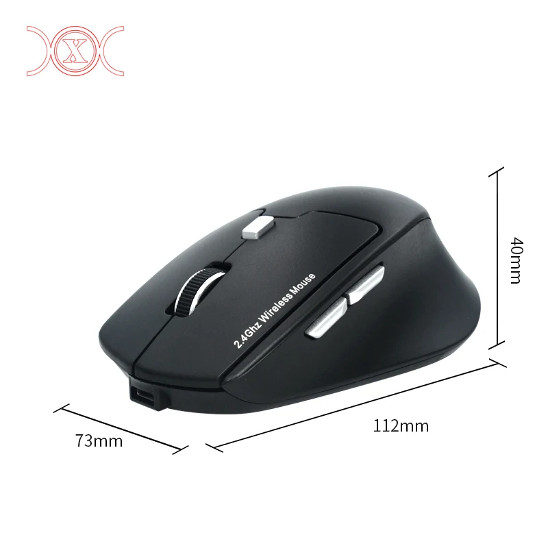 2.4G Wireless Optical Silent Mute Mode Mouse Gamer Light Gaming PC Mouse