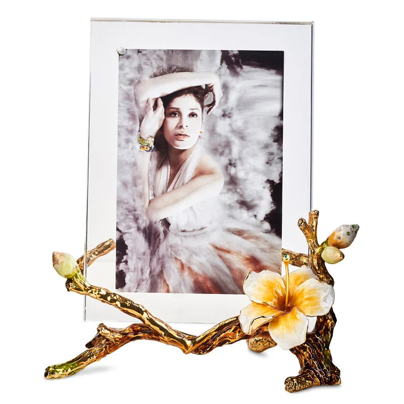 SANLOREN Modern Luxury Decorative Enamel European Style Frames Photo Albums Accessories Picture Frame Magic Mirror Photo Frame