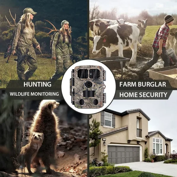 BSTCAM Wildlife Monitoring  4K Wifi Bluetooth Hunting Camera  App Live View Control Remote wifi trail motion camera wireless