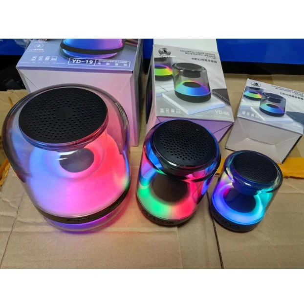 Оптовая продажа 5 Вт Цветной rgb светодиодный светильник игровой bluetooth-динамик usb-зарядка портативный беспроводной мини-динамик для мобильного