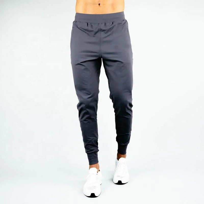 Wholesale Custom plain fleece sportswear Oem logo gym pants for men