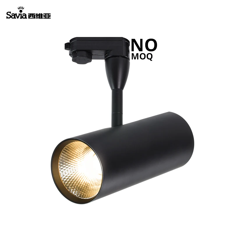
Savia 3 Phase 4 Wires Anti Glare Adjust Modern LED Indoor Ceiling Spotlight Track Rail light For Shop Office Exhibition 