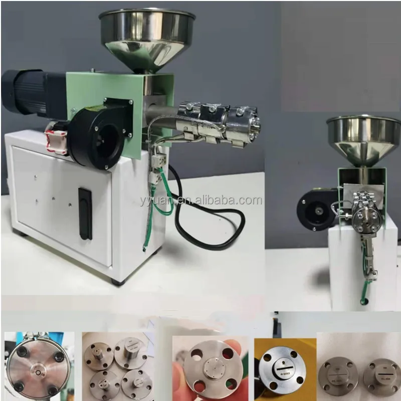 Sj15 Lab Mini Plastic Extruder For PP Pe Pvc