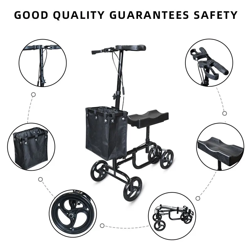 BQ9003 Hot selling products 2023 medical knee scooters for broken foot and broken leg