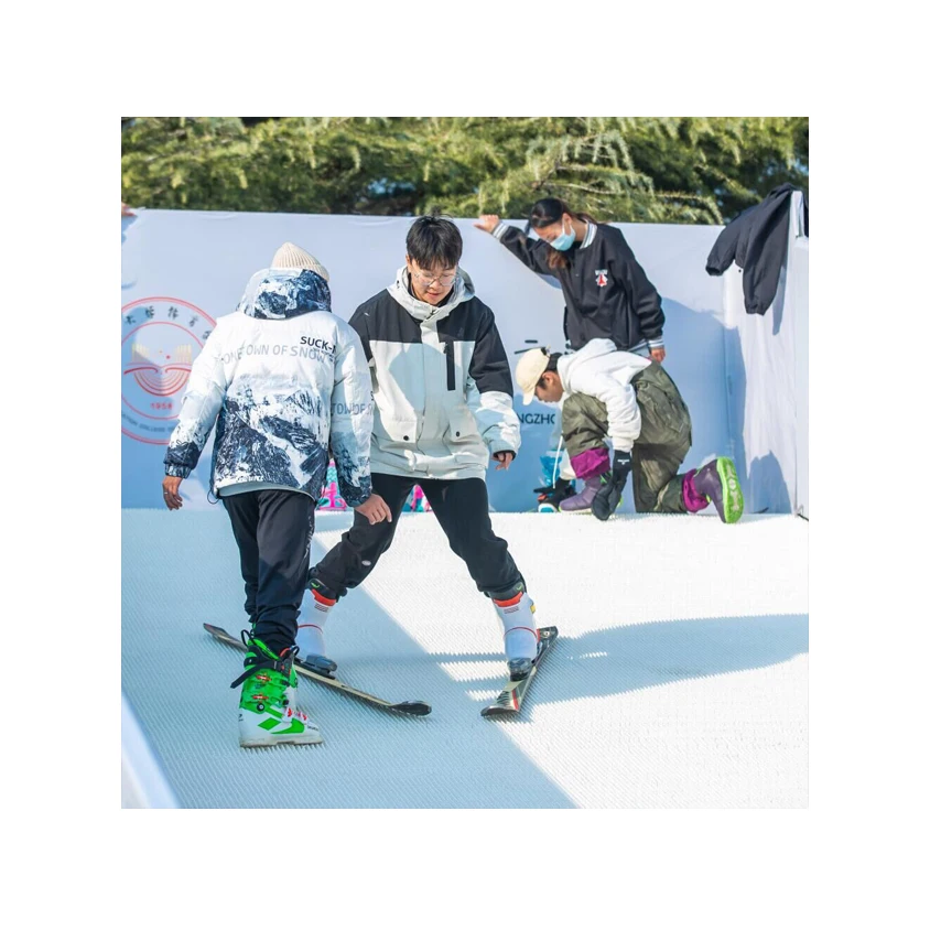 Learn To Ski Or Snowboard On Dry Slope SnowMonkey artifical  dry ski mat