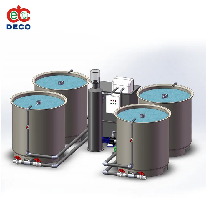 
high density indoor ras full fish grow equipment system, shrimp farm growing system 