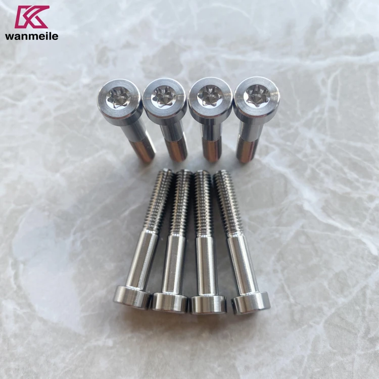 m5 titanium alloy bolt with torx key