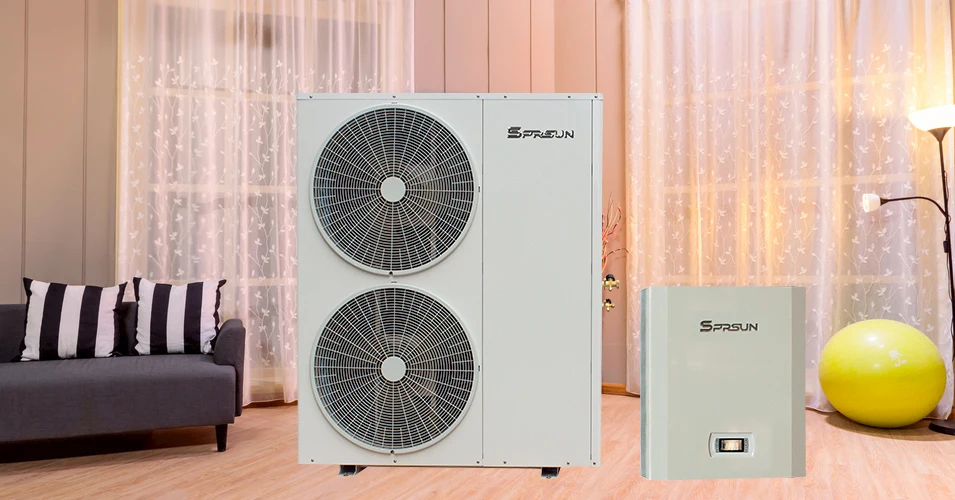 Best selling air to water Monoblock DC inverter heat pump for commercial heating and cooling