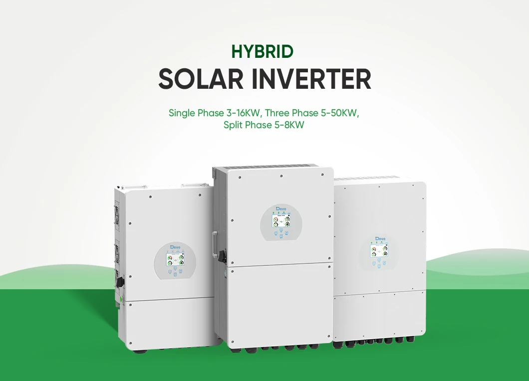 Deye Hybrid  Inverter 12kw 3 Phase Solar Power System 15kw 10kw Hybrid Solar Inverter Solar Panel System 20kw For Home Power