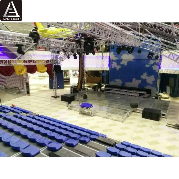 220 Seats Manual Or Electric Telescopic Grandstand Tribune Seating Indoor Sport Event Folding Bleacher