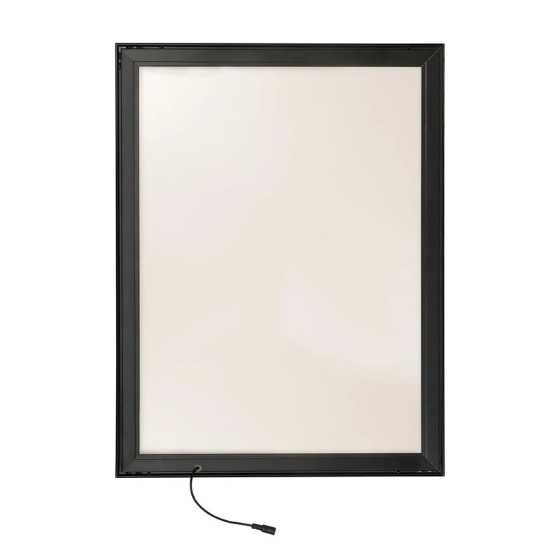 LED Slim Advertising Lightbox Sign Wall-Mounted LED Poster Board Menu Frame A1/A2