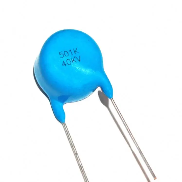 High voltage ceramic capacitors 501K 40KV Lead type ceramic capacitors 500pf Y1 Y2 Y5T Y5U Y5V