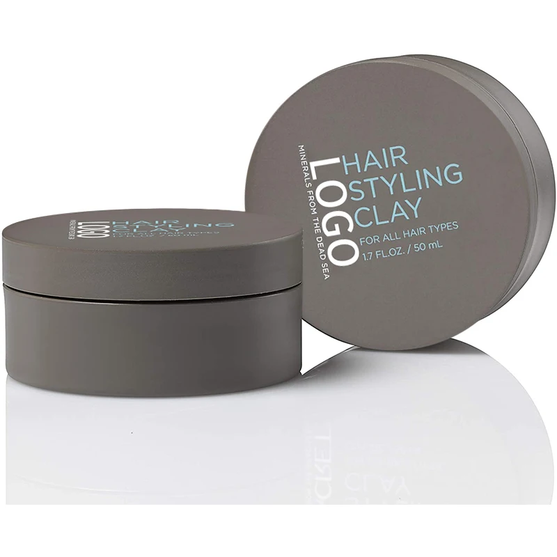 Private Label Available Fashion Clay Hair Wax Organic Dead Sea Mineral Matte Men Hair Styling Clay
