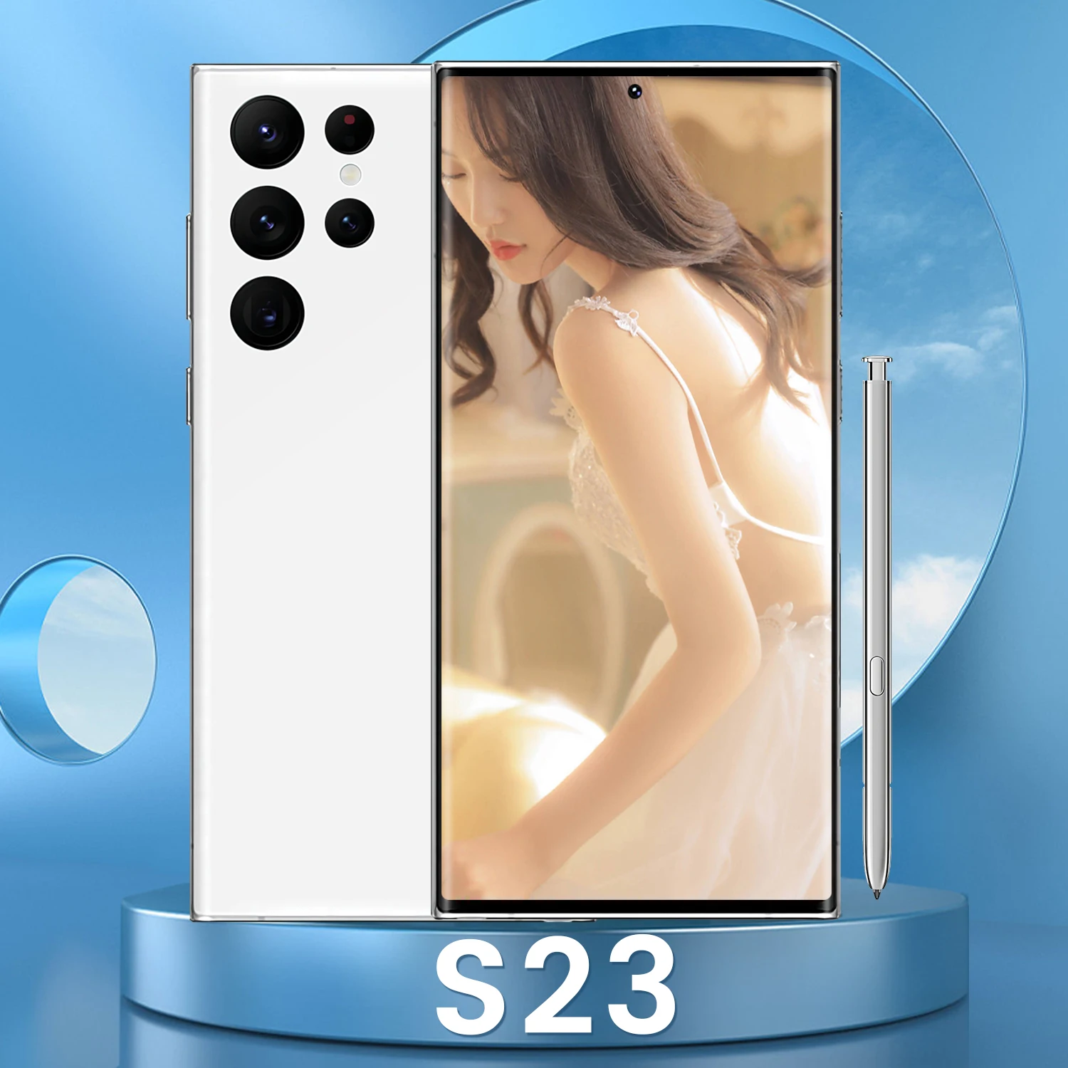 New original GalaxyS23 Ultra 5G smartphone 16GB 512GB Snapdragon 8 10 core with stylus 7.2in large screen Android 12 phone